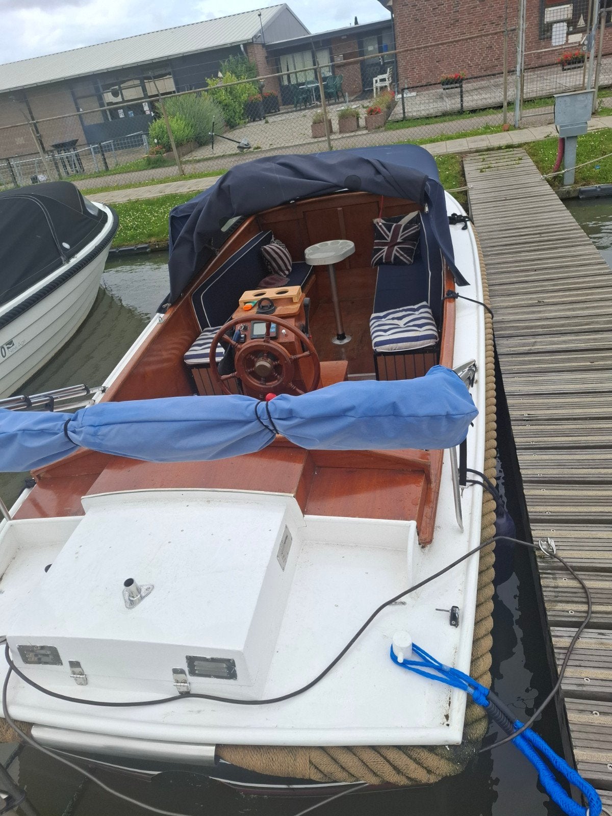 sloep van 6.00 mtr, Watersport en Boten, Sloepen, Tender, Staal, 15 pk, 1.00 - 1.50 meter