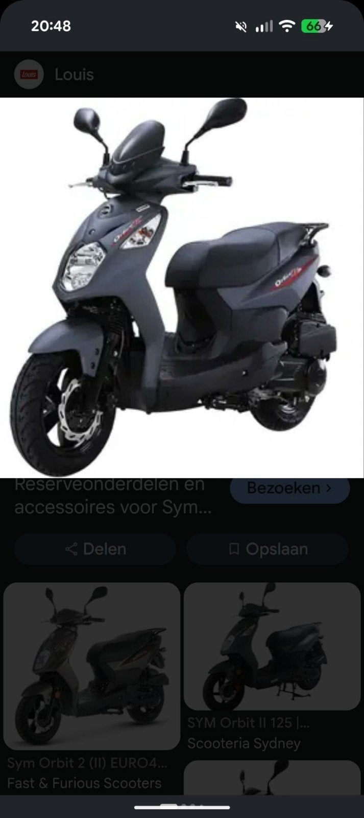 Gezocht: Sym Orbit 2 125cc motorscooter, Fietsen en Brommers, Ophalen of Verzenden