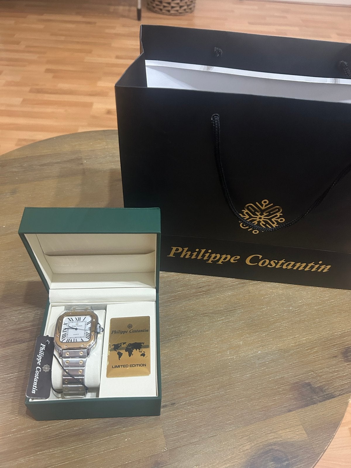 Philippe Costantin horloge, Ophalen of Verzenden, Zo goed als nieuw, Staal, Overige merken