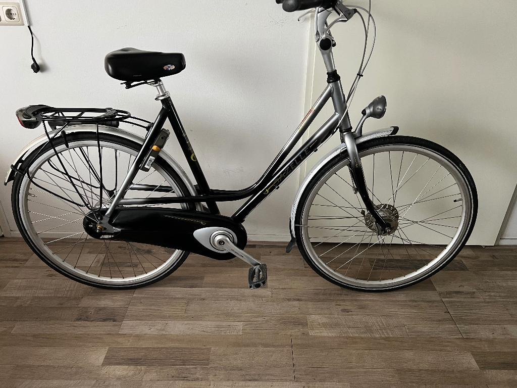 Gazelle damesfiets 28/57/7V ALUMINIUM Z.G.A.N., Fietsen en Brommers, Fietsen | Dames | Damesfietsen, Versnellingen, Zo goed als nieuw