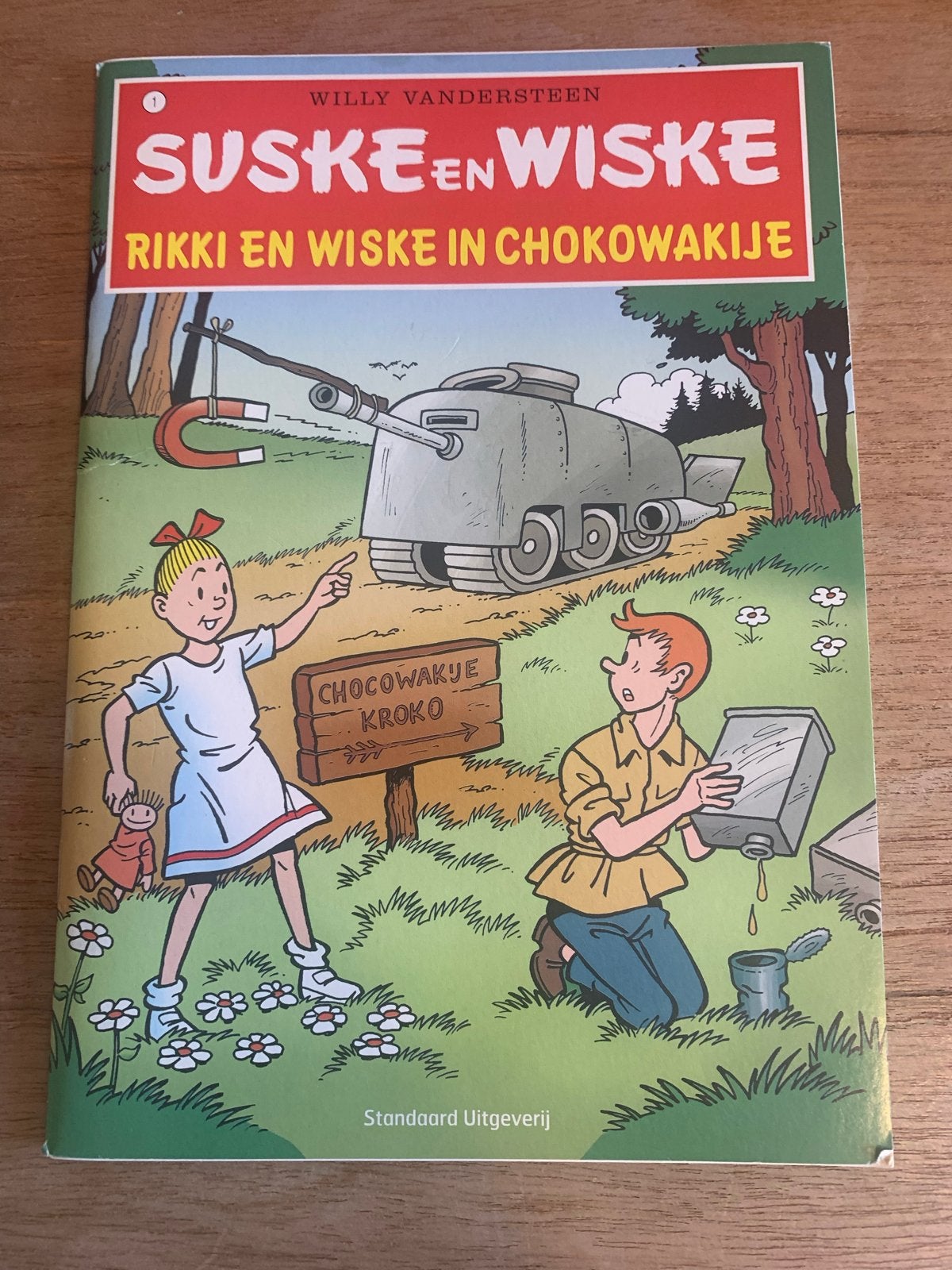 Suske en Wiske: Rikki en Wiske in Chokowakije stripboek, Eén stripboek, Ophalen of Verzenden, Zo goed als nieuw
