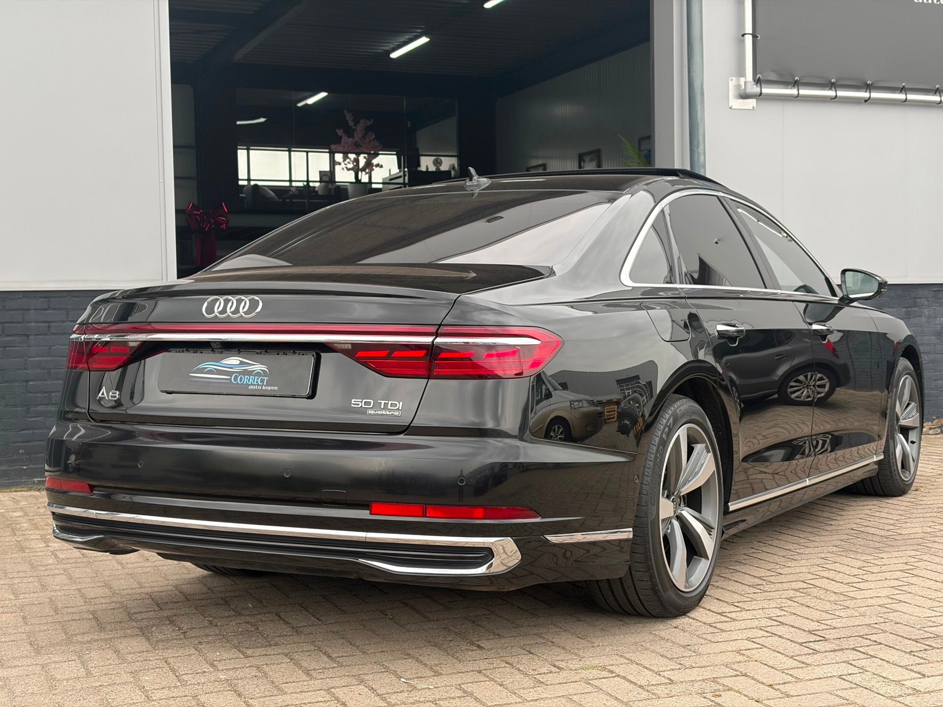 Audi A8 50 TDI Mild-Hybrid Quattro, Automaat, Gebruikt, Leder, Bedrijf