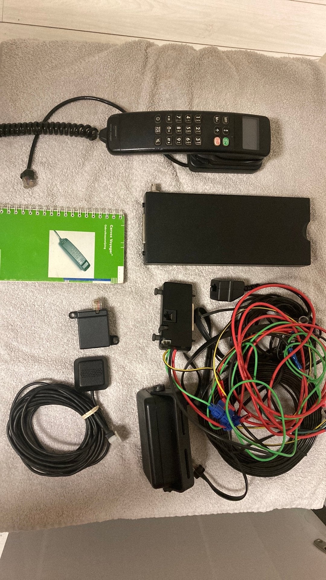 Antieke autotelefoon, Ophalen, Gebruikt