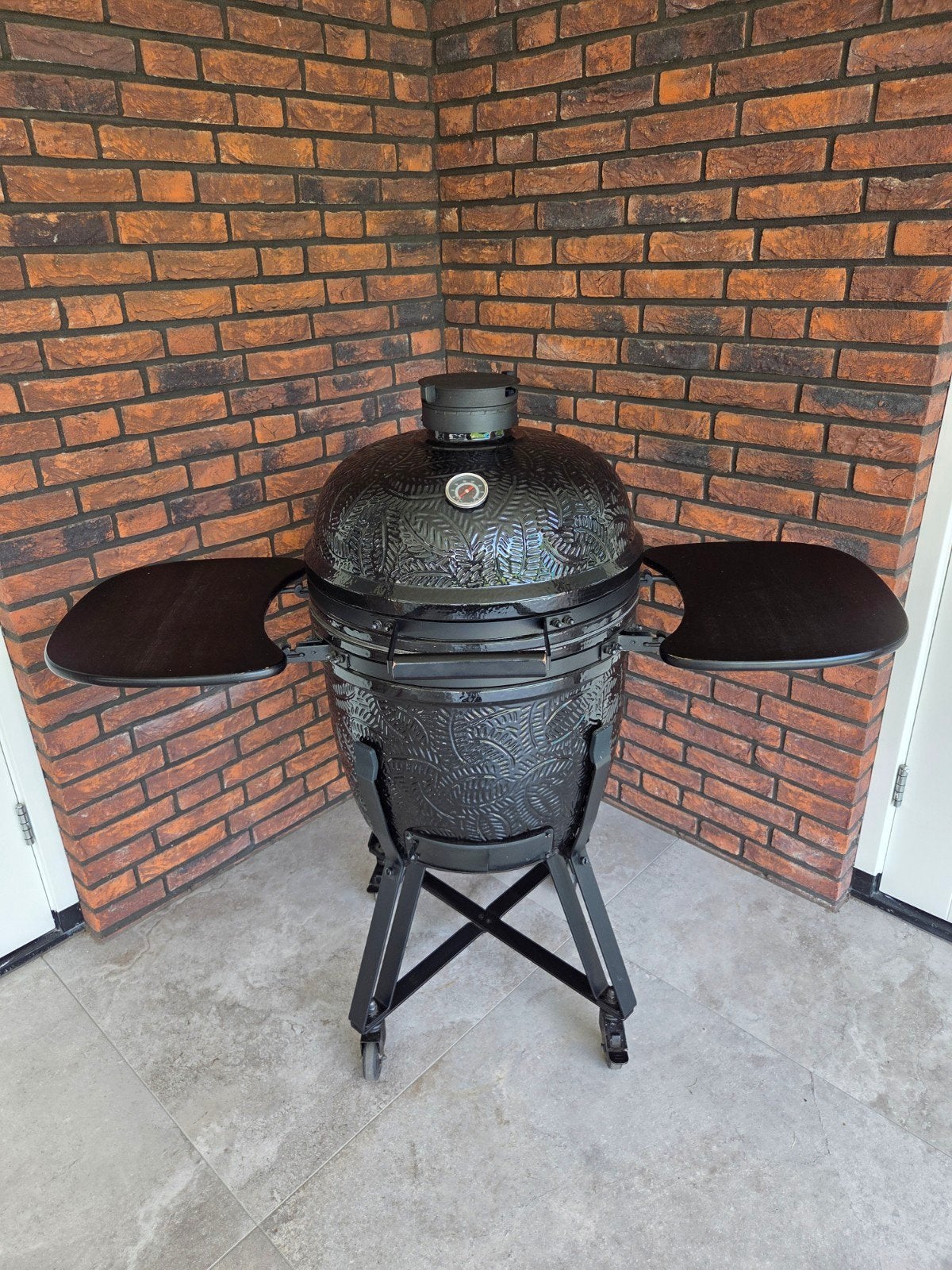 Kamado Barbecook Kamal 53cm glans - Zo goed als nieuw, Ophalen, Zo goed als nieuw