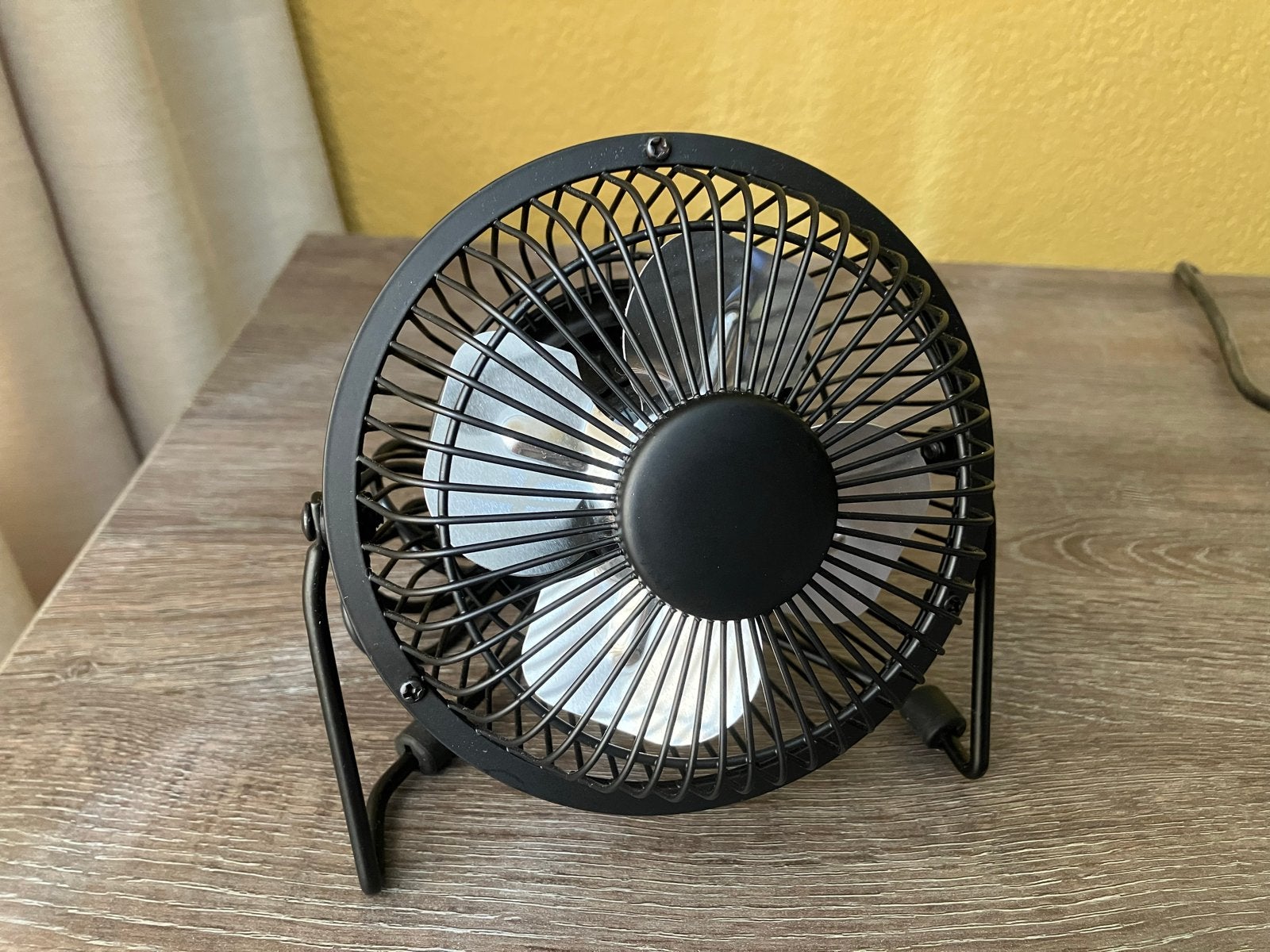 Compacte HEMA USB Tafelventilator - Zwart, Ophalen of Verzenden, Zo goed als nieuw, Tafelventilator