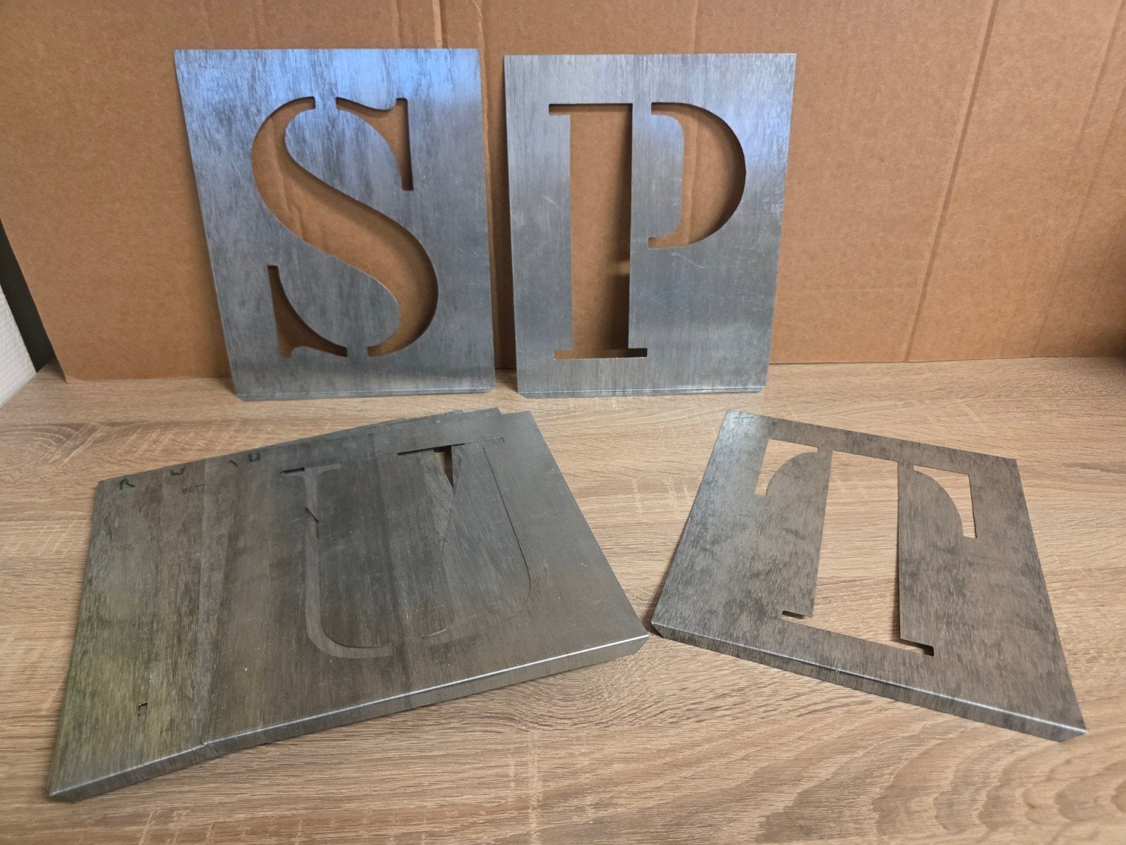 Metalen sjablonen letters Alphabet, A tot en met Z., Ophalen of Verzenden, Zo goed als nieuw, Overige typen, Overige merken