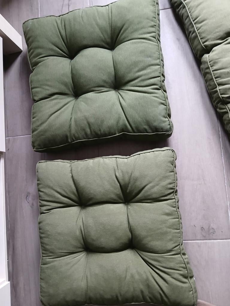 Te koop diverse palletbak kussens, Ophalen, Zo goed als nieuw
