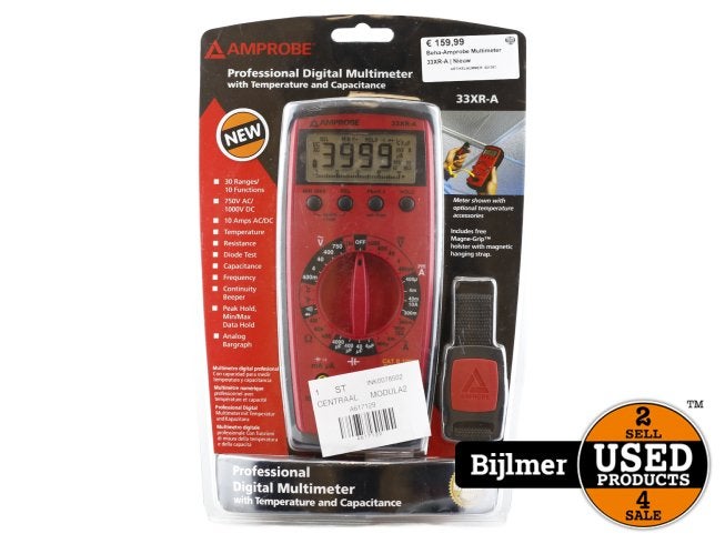 Beha-Amprobe Multimeter 33XR-A | Nieuw, Flex Ltd., Zo goed als nieuw, https://flex.com/contact-us, Nobelstraat 10, 5807 GA Oostrum LB, Limburg, Nederland