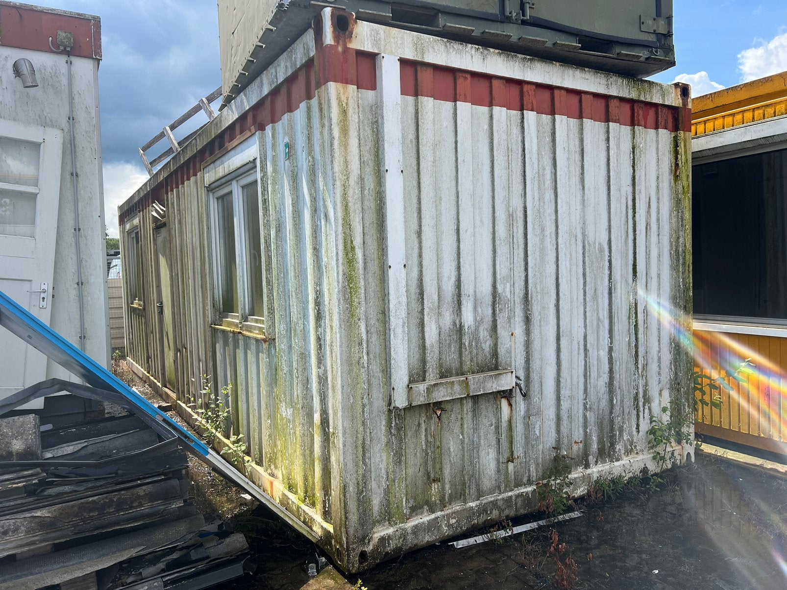 Kantoorunit / opslagunit / zuipkeet | 8x3 meter, Ophalen of Verzenden