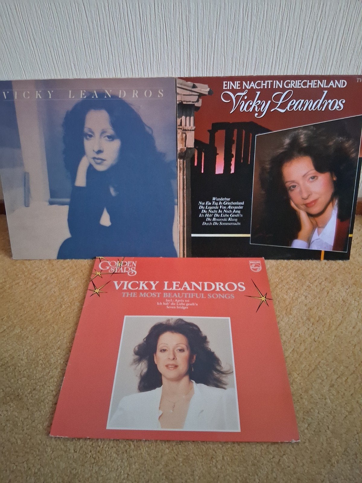 Vicky Leandros LP's - 3 stuks, Cd's en Dvd's, Ophalen of Verzenden, Gebruikt, 12 inch, LP