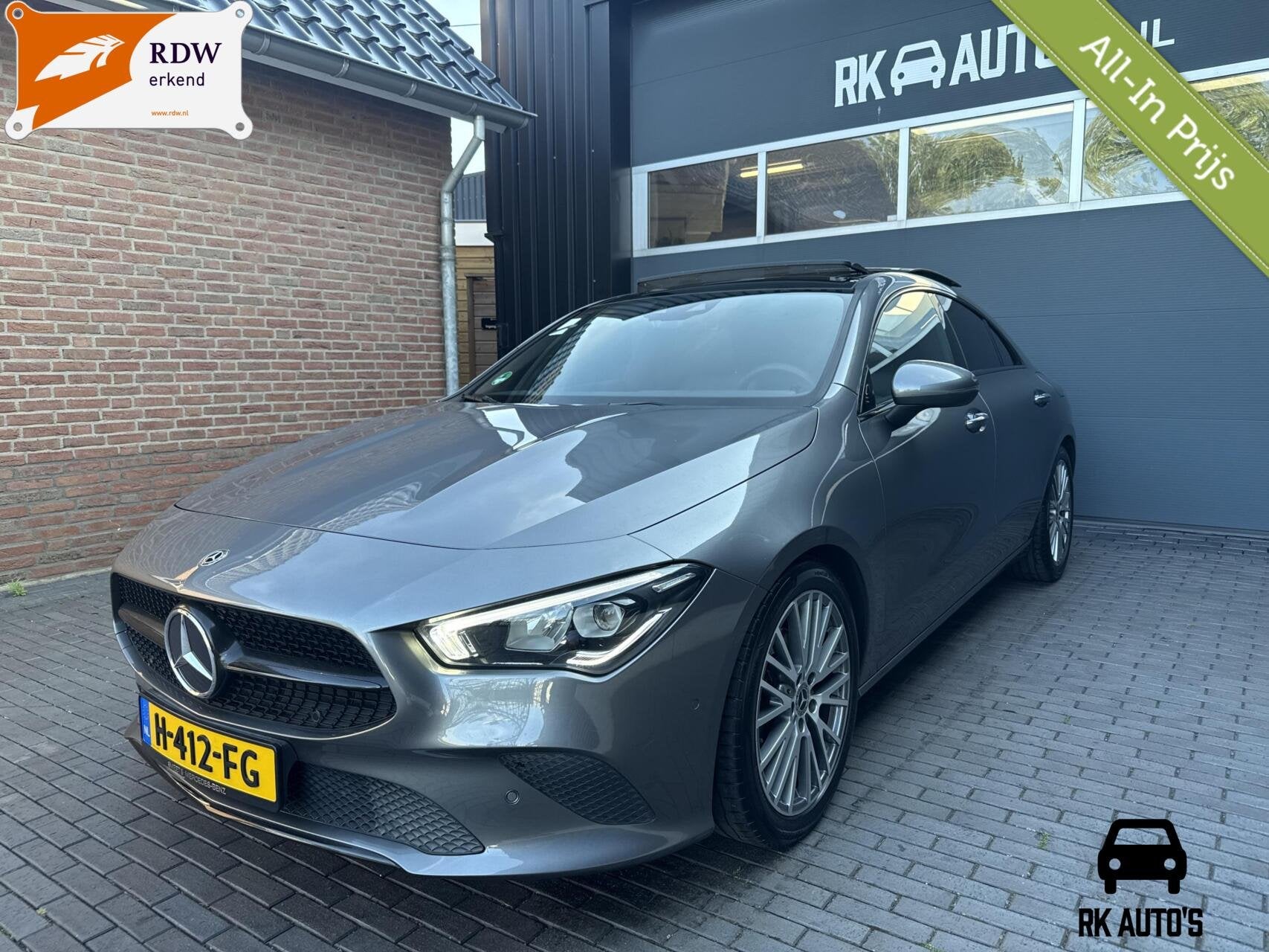 Mercedes CLA-klasse 200 Business Solution Luxury / Pano / TH, Auto's, Mercedes-Benz, CLA, Gebruikt, 4 cilinders, Met garantie (alle)