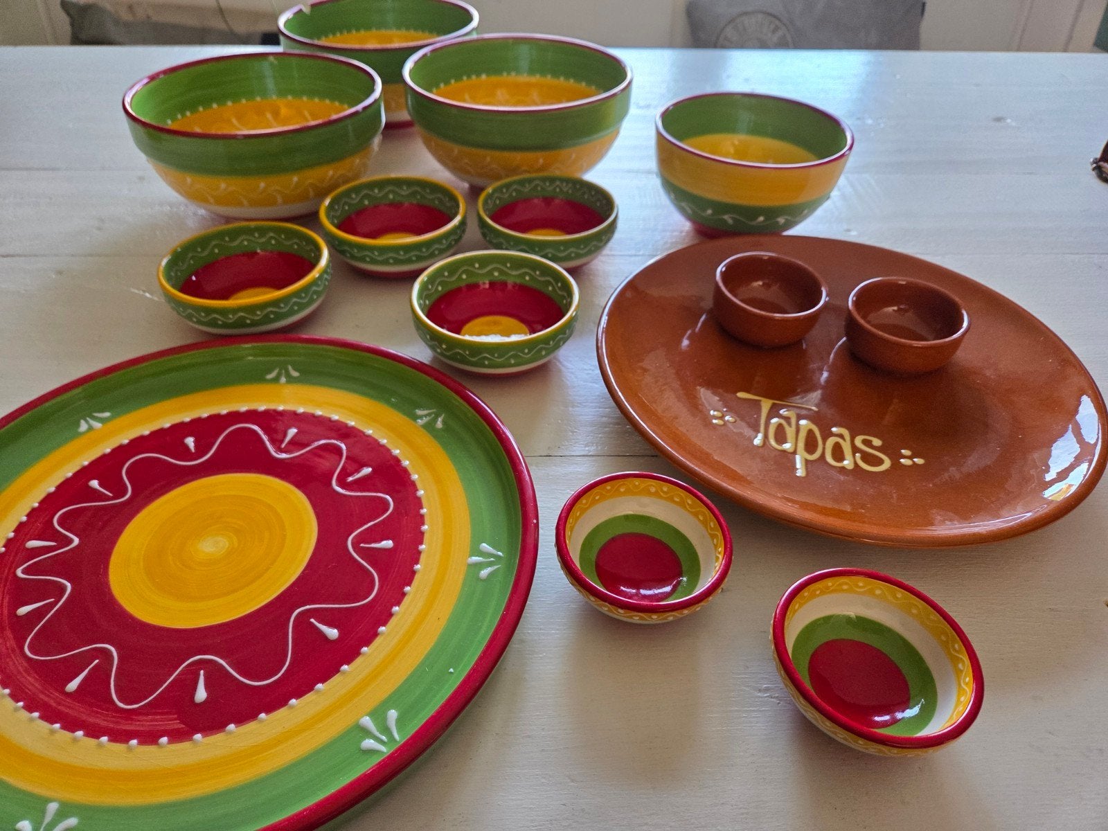 Intermezzo tapas servies, 12-delig, Ophalen of Verzenden, Aardewerk, Overige stijlen, Kom(men)