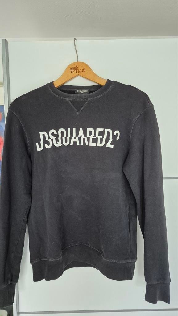 Dsquared2 sweater zwart maat 14 jaar, origineel!, Gebruikt, Trui of Vest, Dsquared2, Ophalen of Verzenden