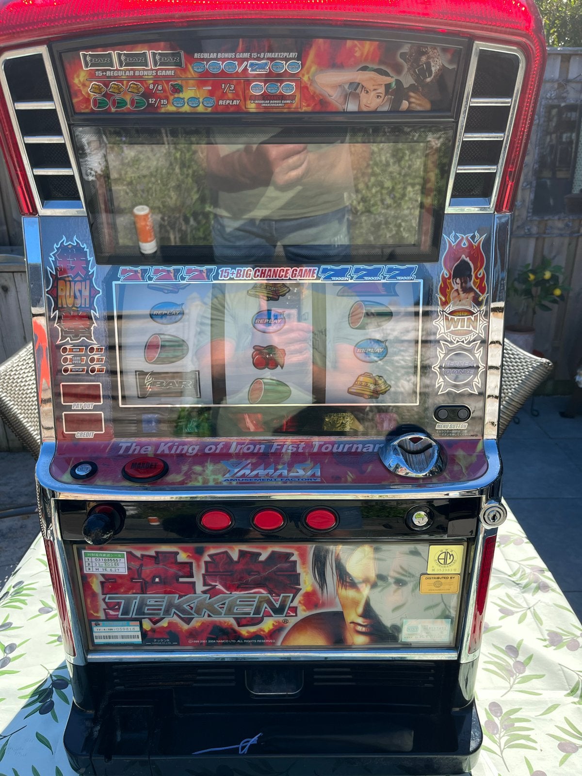 Yamasa Tekken Fruitmachine - The King of Iron Fist, Overige munten, Ophalen, Gebruikt