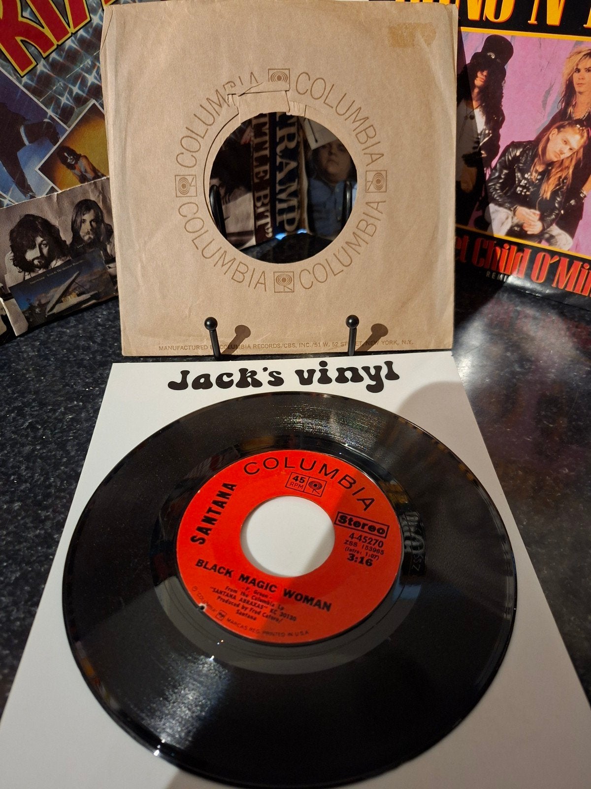 Santana - Black Magic Woman 7 inch vinyl single 1970, Rock, Gebruikt, 7 inch, Ophalen of Verzenden