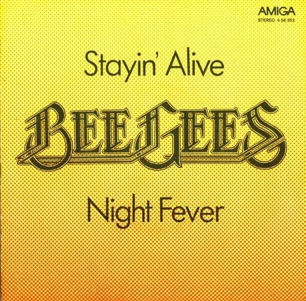 Bee Gees: Stayin' Alive / Night Fever, 7 inch, Ophalen of Verzenden, Zo goed als nieuw, Pop