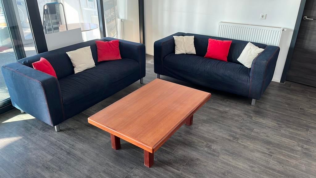 2 x ikea 2,5 zits banken, 150 tot 200 cm, Tweepersoons, 75 tot 100 cm, Ophalen of Verzenden