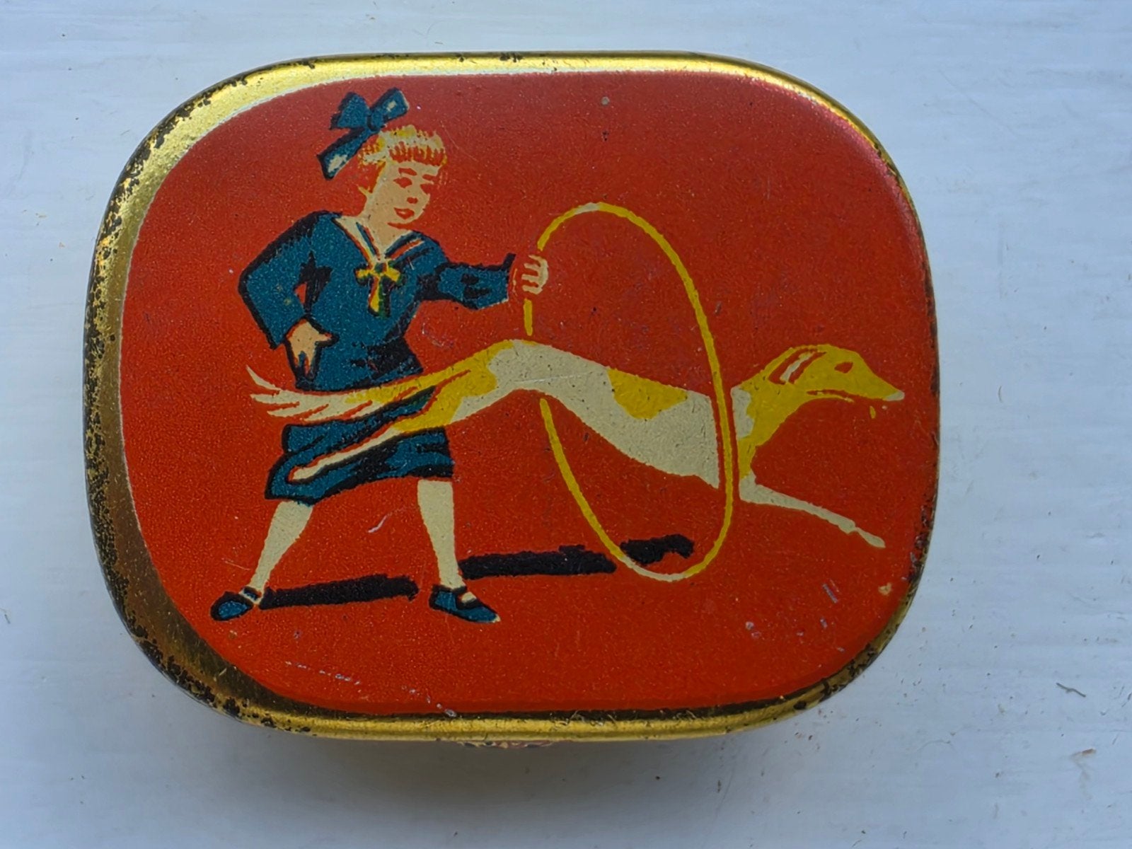 grammofoon naalden blikje, Verzamelen, Blikken, Ophalen of Verzenden, Gebruikt, Overige