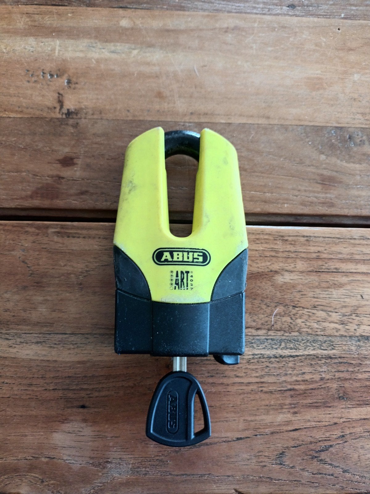 ABUS ART4 schijfremslot, Motoren, Accessoires | Sloten, Ophalen, Gebruikt