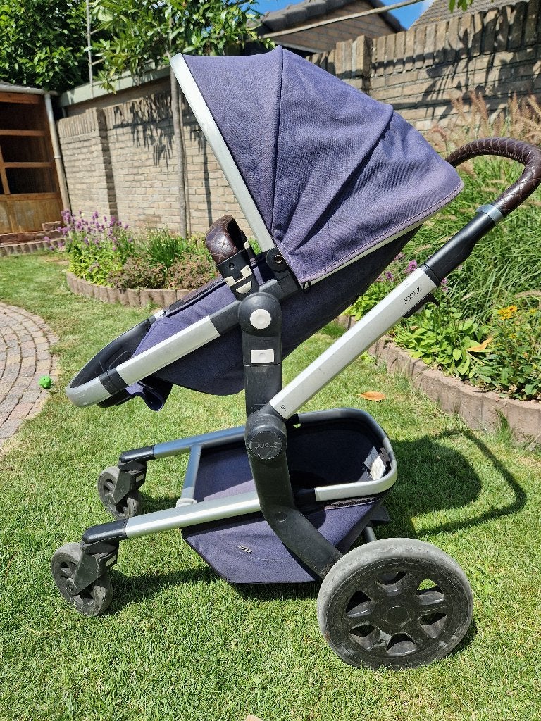 Joolz Day3 kinderwagen compleet + maxicosi en adapter auto, Kinderen en Baby's, Kinderwagens en Combinaties, Gebruikt, Verstelbare duwstang