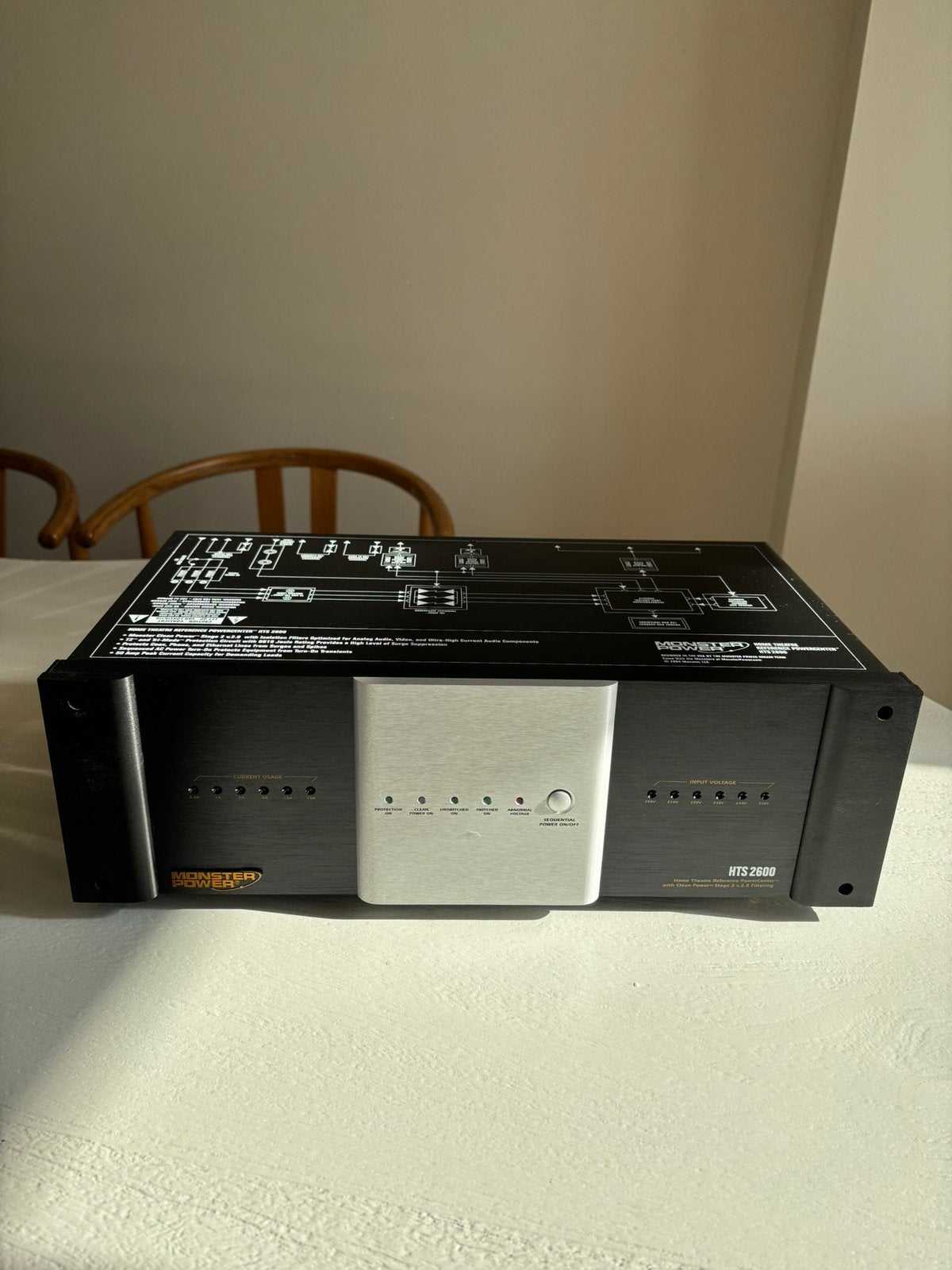 Monter Power HTS2600 Stroomvoorziening / Zekering, Ophalen, Zo goed als nieuw, 120 watt of meer, Overige merken