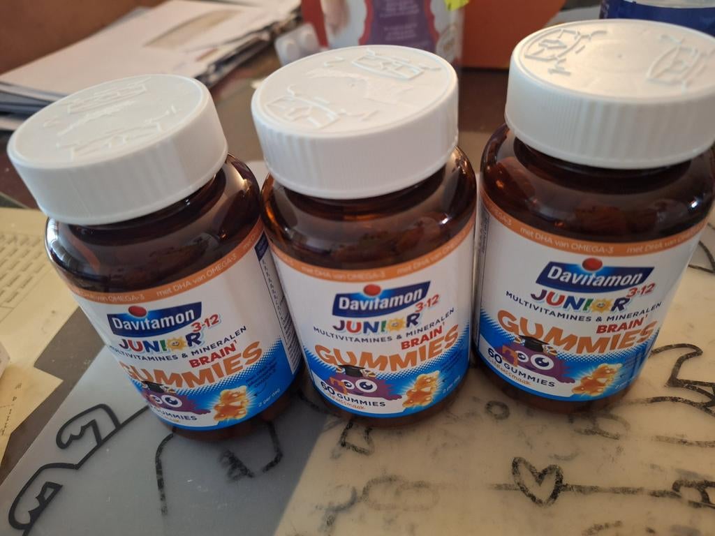 Davitamon Junior 3-12 Multivitamines & Mineralen Gummies, Verzenden, Nieuw, Overige typen