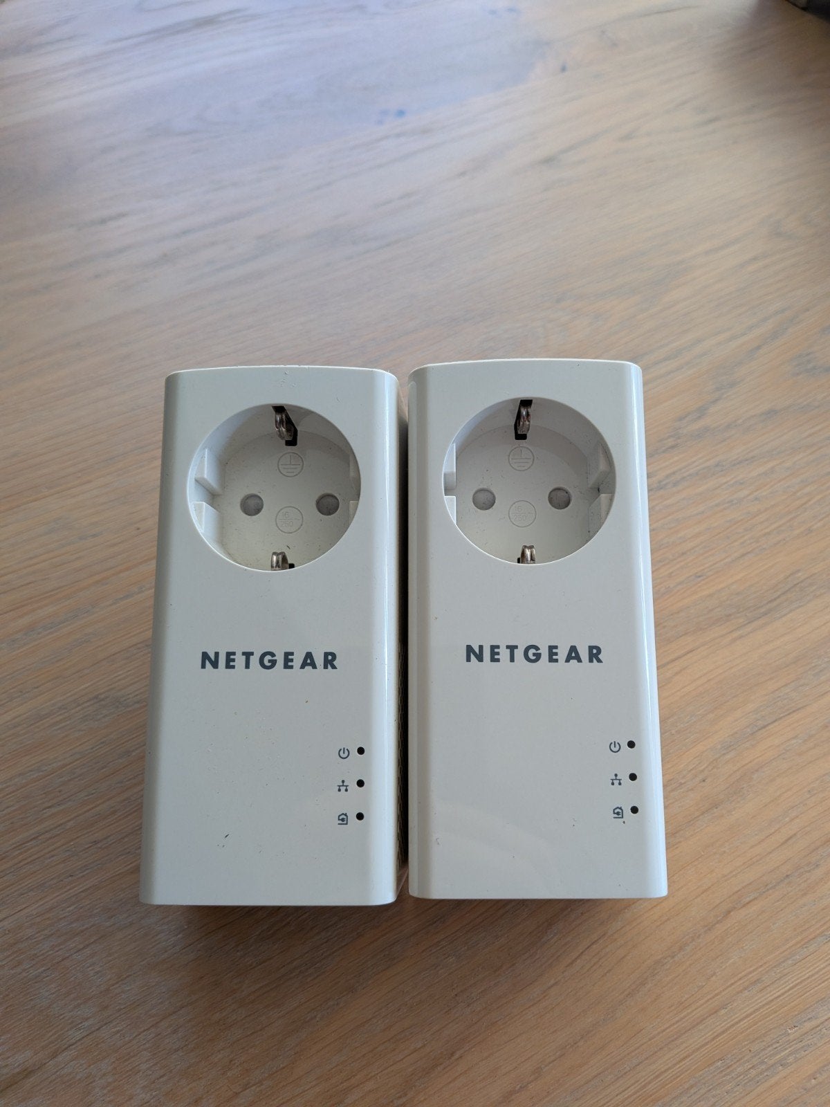 Netgear PLP1200S Powerline Adapters (set van 2), Computers en Software, Powerlines, Ophalen of Verzenden, Gebruikt, Netgear