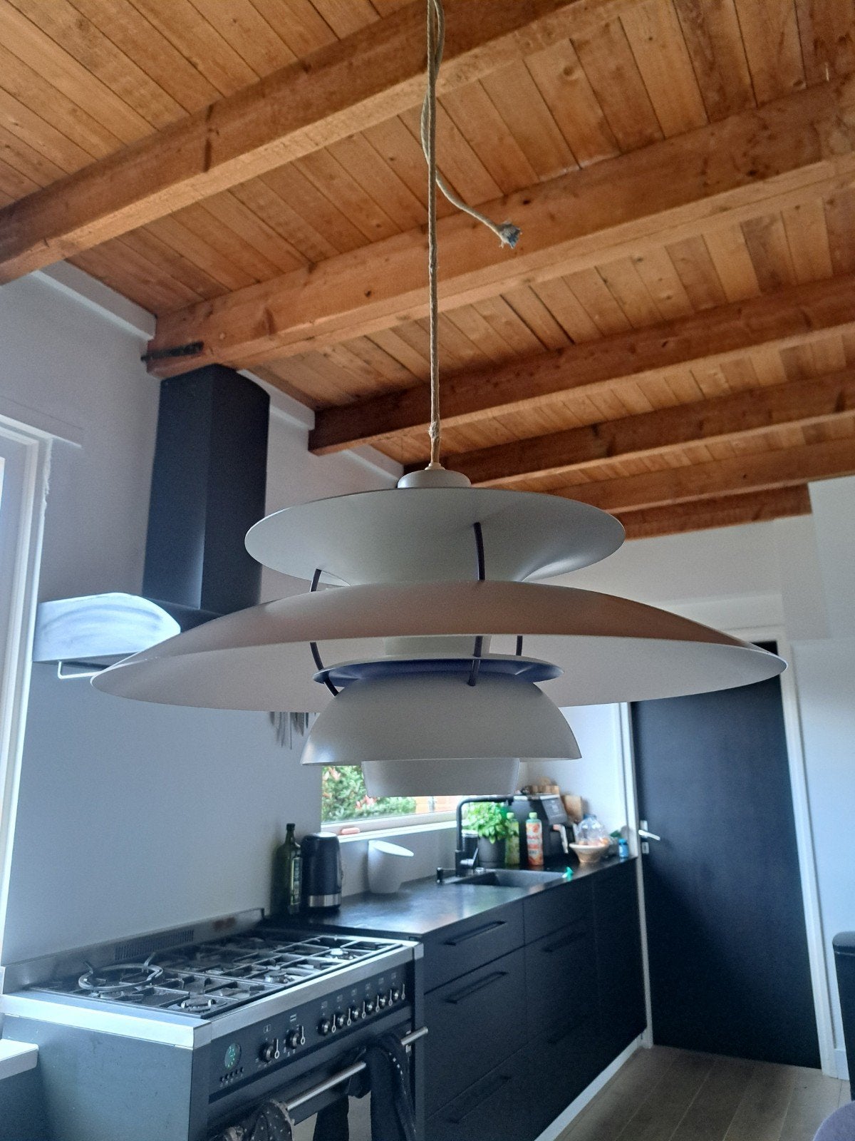 Louis Poulsen PH 5 hanglamp - Poul Henningsen design, Ophalen of Verzenden, Zo goed als nieuw, Metaal, E27 (groot)