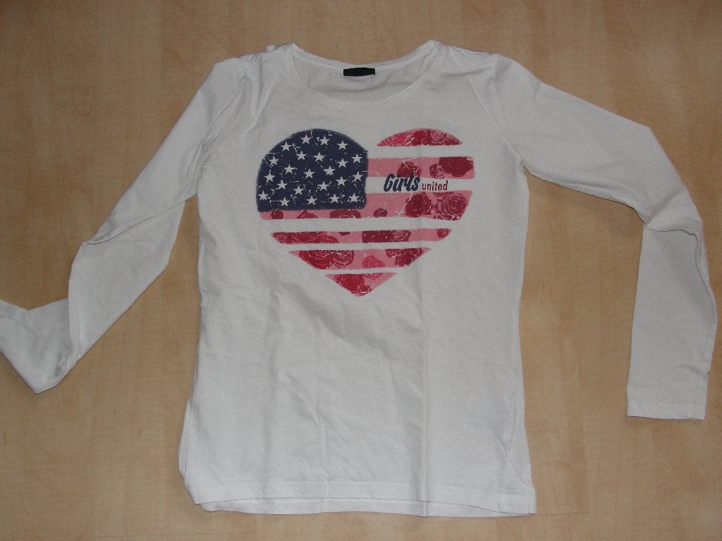 Te koop shirt met lange mouwen maat 158-164., Ophalen of Verzenden, Gebruikt, Meisje, Shirt of Longsleeve