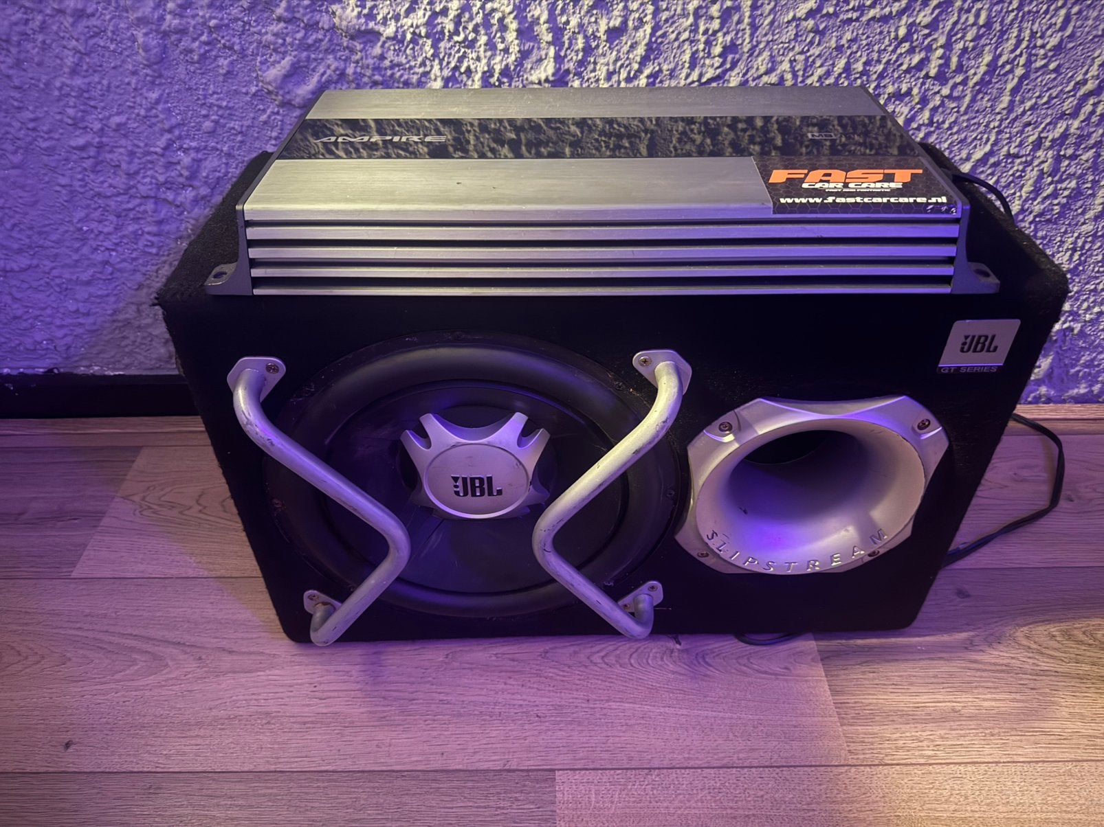 Jbl subwoofer & ampire versterker 1000 watt, Auto diversen, Ophalen, Gebruikt