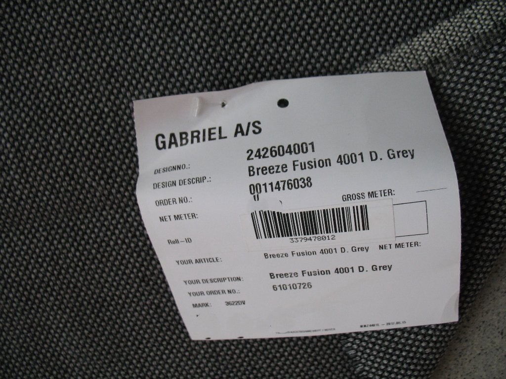Gabriel Breeze Fusion 4001; grijstinten; restant meubelstof, Hobby en Vrije tijd, Wol, 120 cm of meer, Nieuw, Ophalen of Verzenden