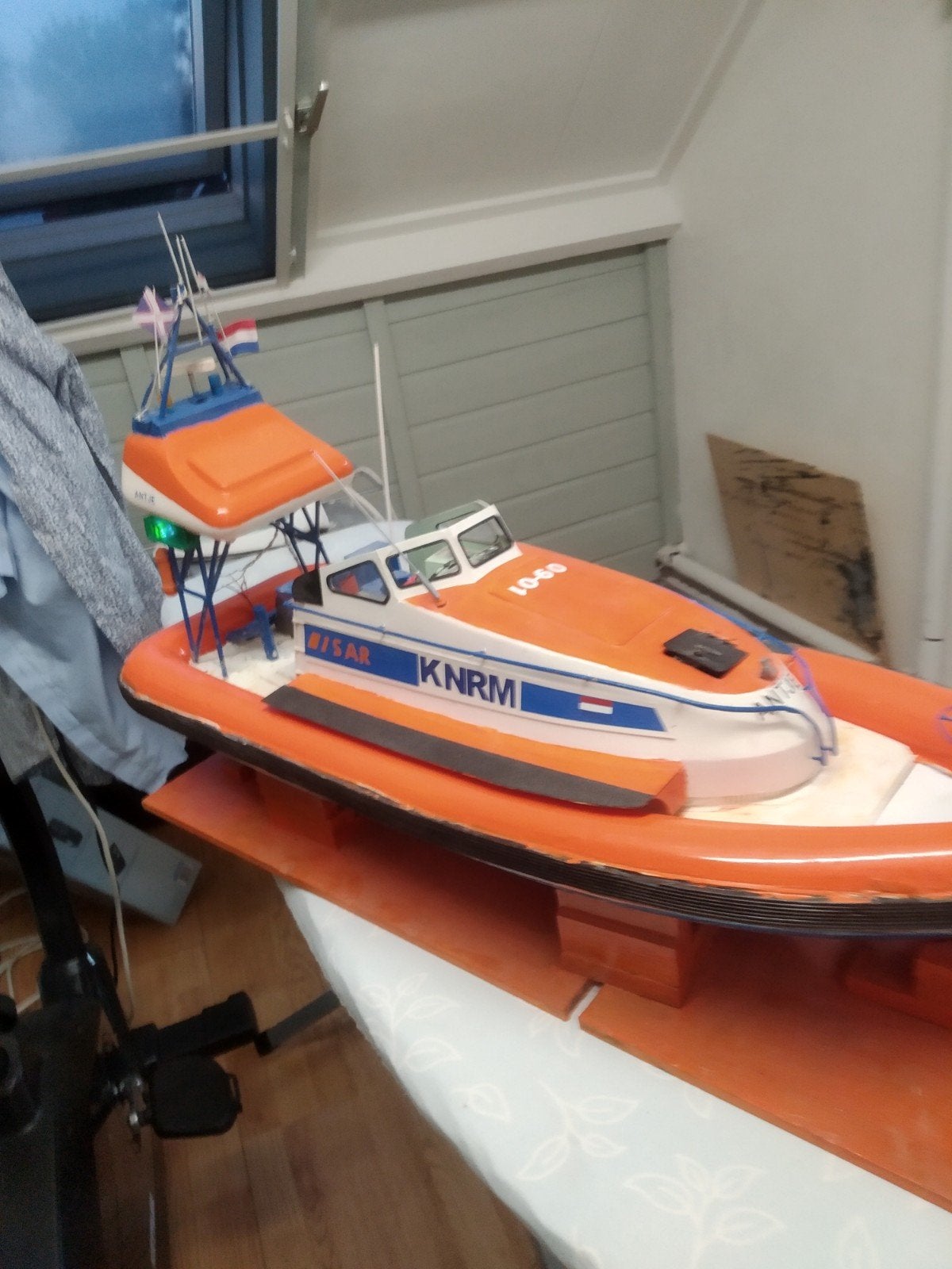 Reddingsboot Antje KNRM model - RC boot, Hobby en Vrije tijd, Modelbouw | Boten en Schepen, Ophalen of Verzenden, Gebruikt, Groter dan 1:32