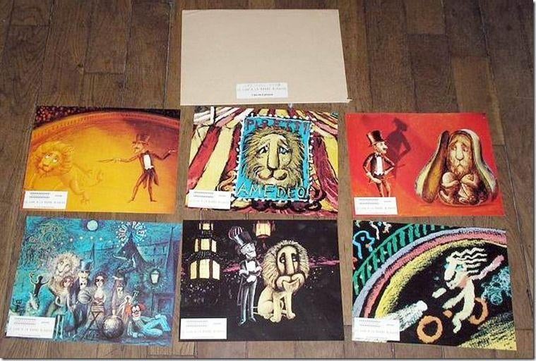 THE   LION   WITH   THE   WHITE   BEARD      lobby cards, Verzenden, Nieuw, A4 of kleiner, Film en Tv