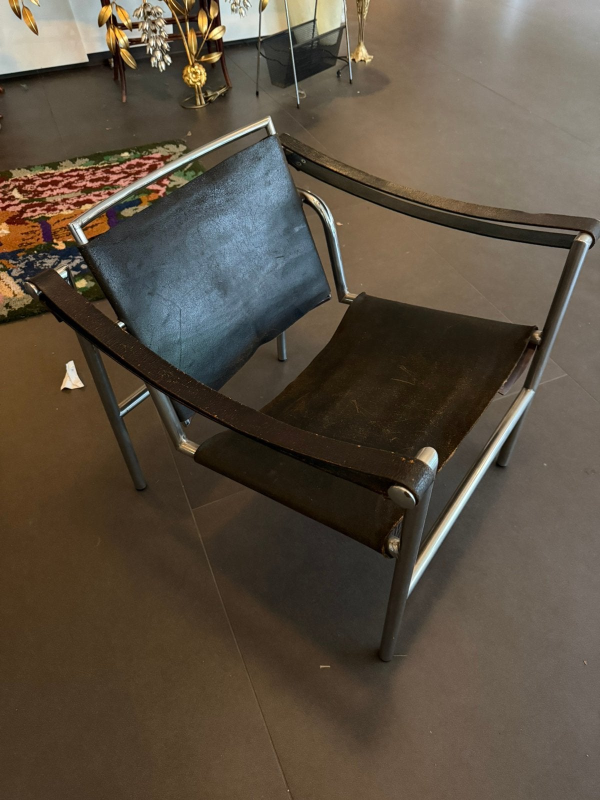 Le Corbusier LC1 stoel, Huis en Inrichting, Ophalen, Gebruikt, 50 tot 75 cm
