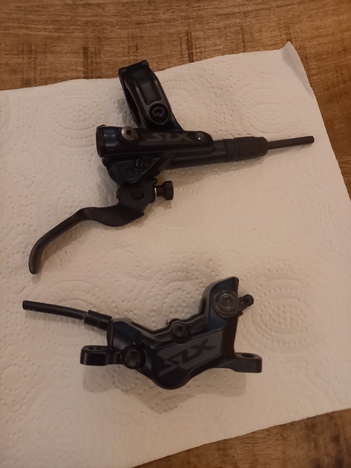 Shimano SLX BR-M7120 hendel + klauw, Remmen, Gebruikt, Ophalen of Verzenden, Mountainbike
