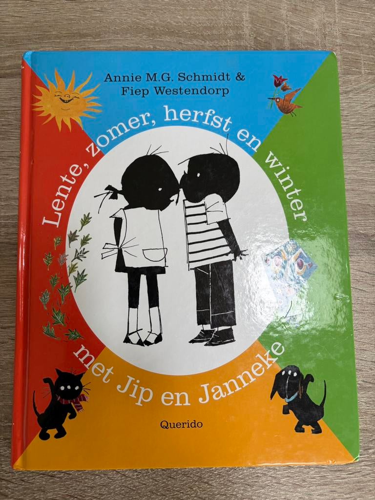 Lente, zomer, herfst en winter met Jip en Janneke, Boeken, Ophalen of Verzenden, Gelezen, 3 tot 4 jaar