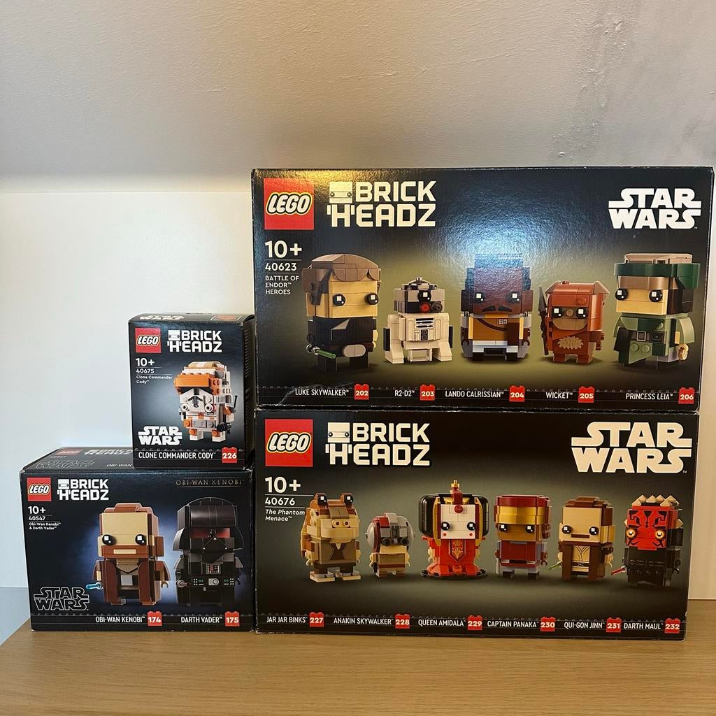 LEGO BrickHeadz Star Wars Collectie, BrickHeadz, Lego, Ophalen of Verzenden, Zo goed als nieuw