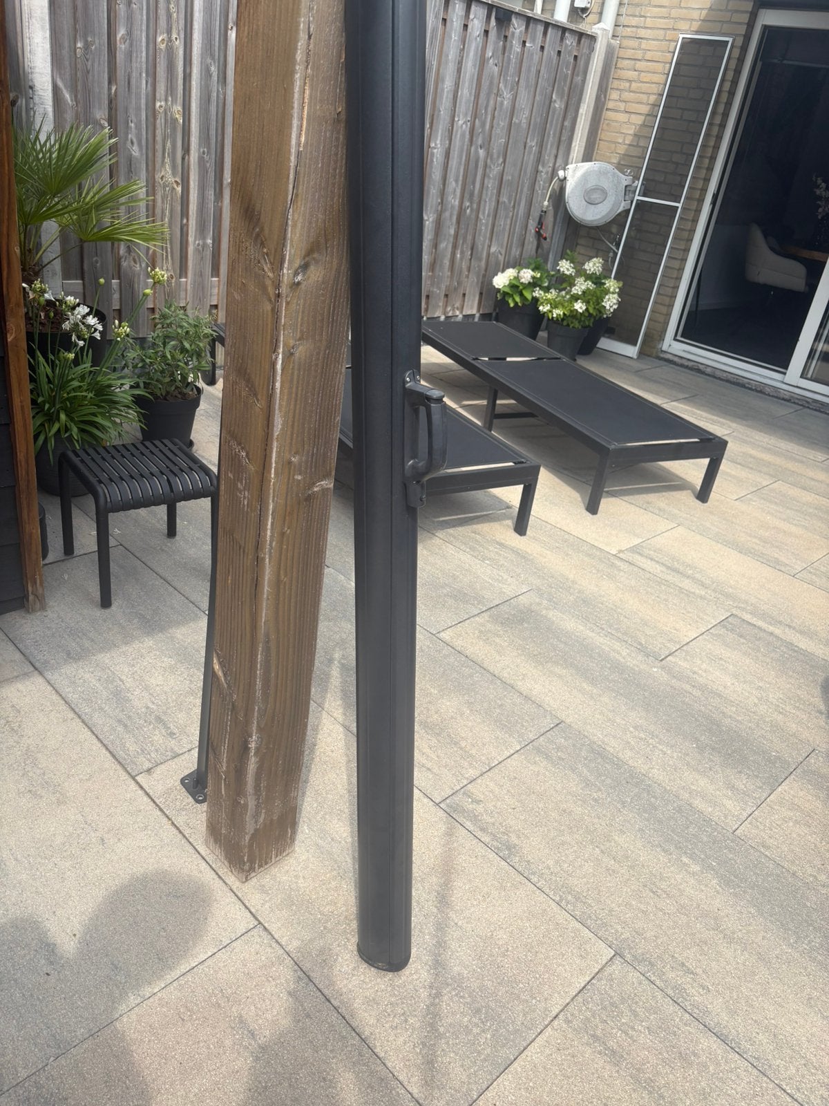 Windscherm / zonnescherm, Ophalen, Gebruikt, Aluminium, 200 cm of meer