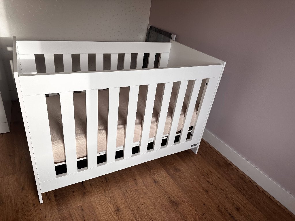 Interbaby Jewel Baby Set + Mattress, Ophalen, Zo goed als nieuw, Ledikant