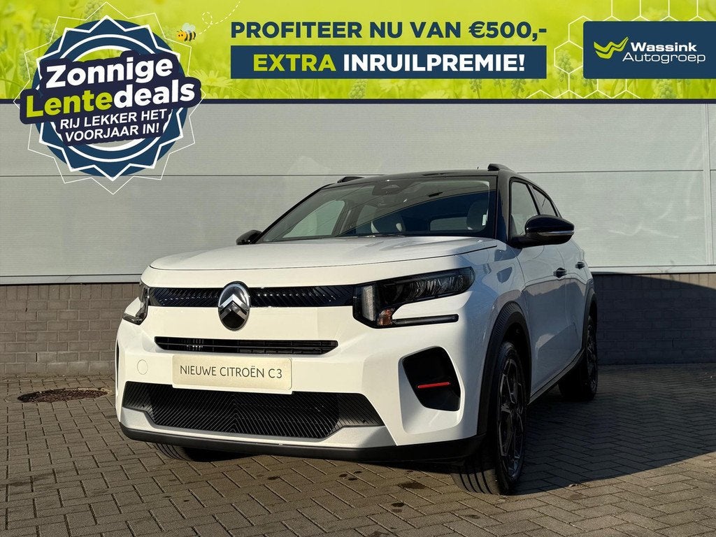Citroën C3 1.2 Turbo 100 pk Max | Navigatie | Camera | Park, Gebruikt, 1199 cc, Bedrijf, Handgeschakeld