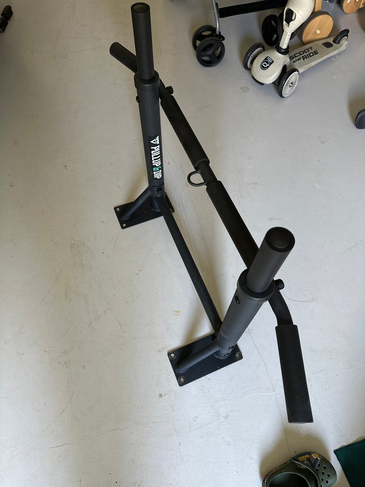 Pull-up & Dip Stang - Wandmontage, Sport en Fitness, Ophalen of Verzenden, Gebruikt, Armen, Oprekstang