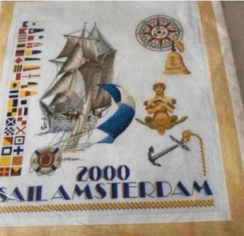 BORDUURPAKKET SAIL AMSTERDAM 2000, Verzenden, Nieuw, Handborduren, Borduurpakket