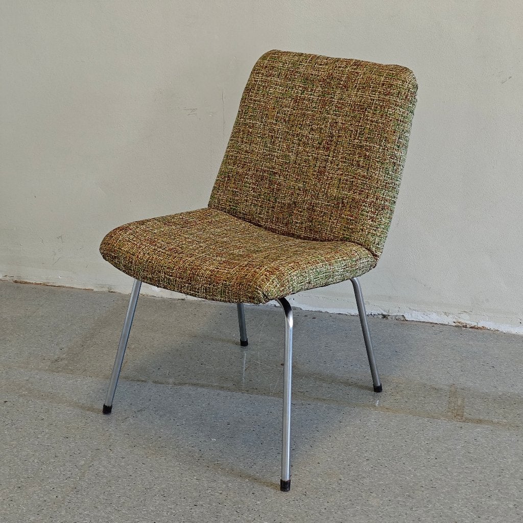 Vintage Stoel Fauteuil Artifort Geoffrey Harcourt, Ophalen, Gebruikt, 75 tot 100 cm, Onbekend