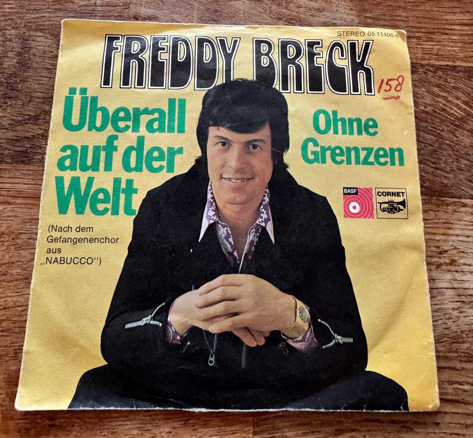 Vinyl Single - Freddy Breck, Ophalen of Verzenden, Zo goed als nieuw, Pop