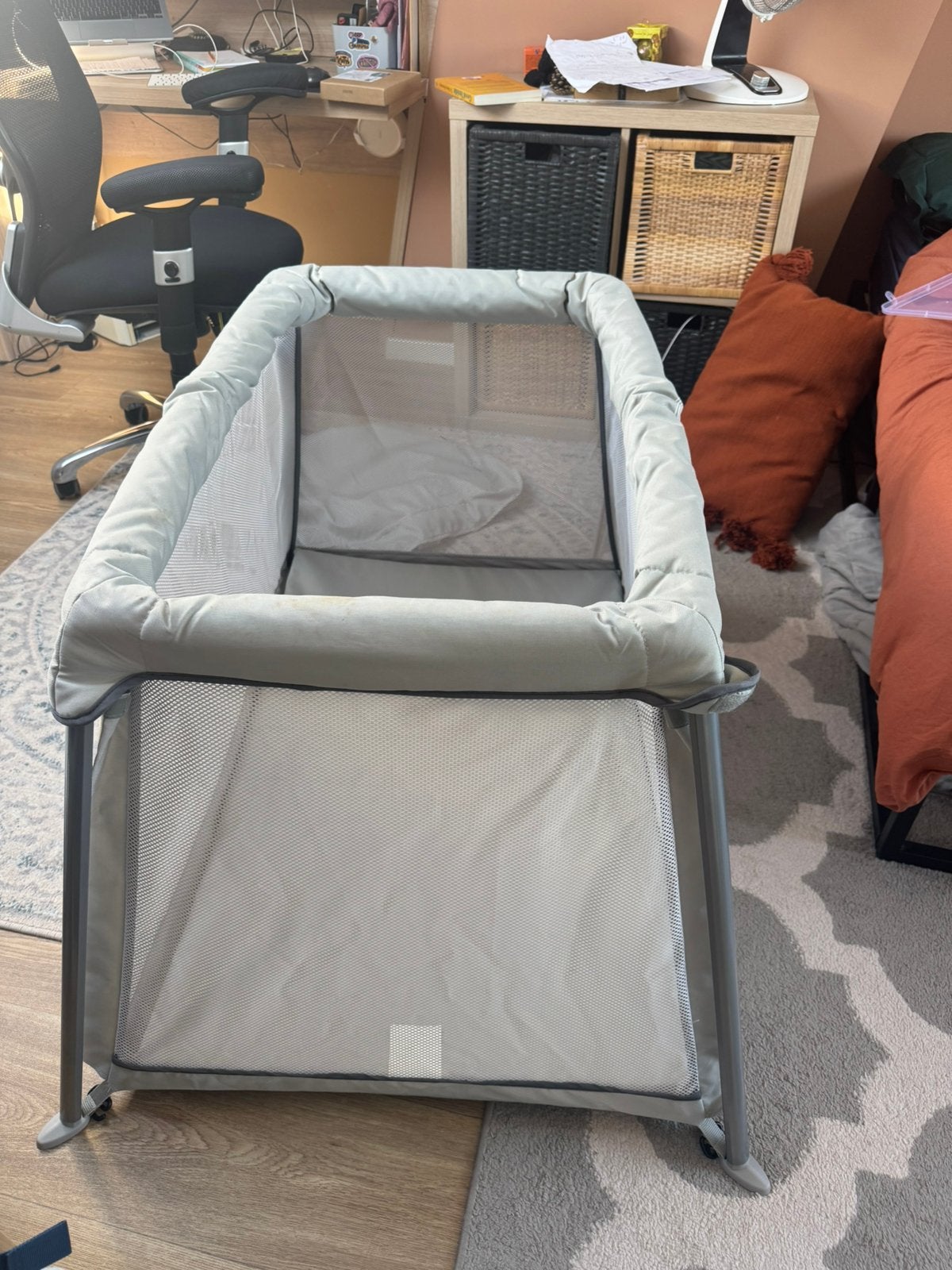 Venture Airpod Travel Cot, Ophalen of Verzenden, Gebruikt, Minder dan 140 cm, 70 tot 85 cm