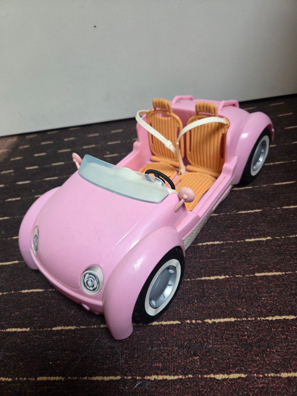 Roze barbie auto., Kinderen en Baby's, Ophalen, Gebruikt