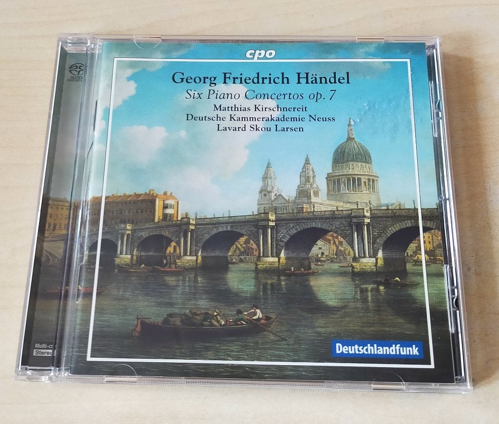 Handel Six Piano Concertos Op. 7 SACD Kirschnereit CPO