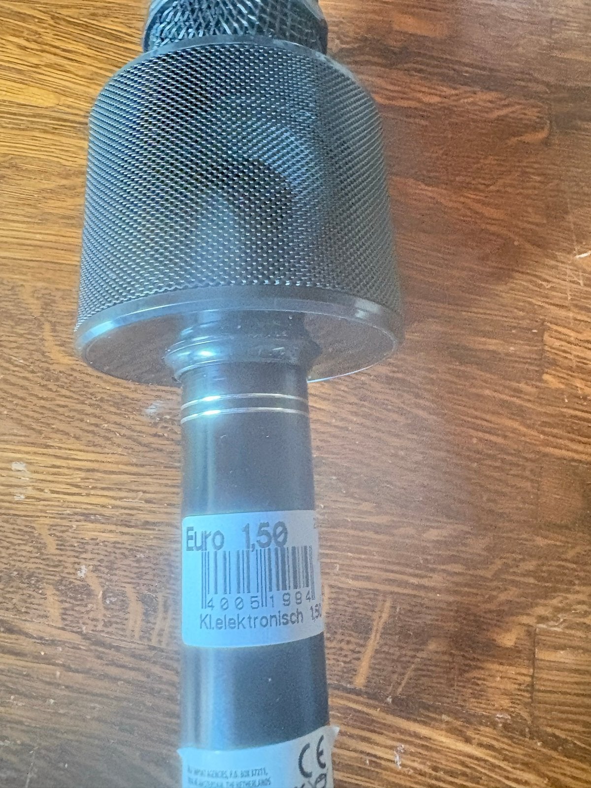 Draadloze Karaoke Microfoon met Speaker - Zwart, Ophalen of Verzenden, Zo goed als nieuw, Microfoon(s)