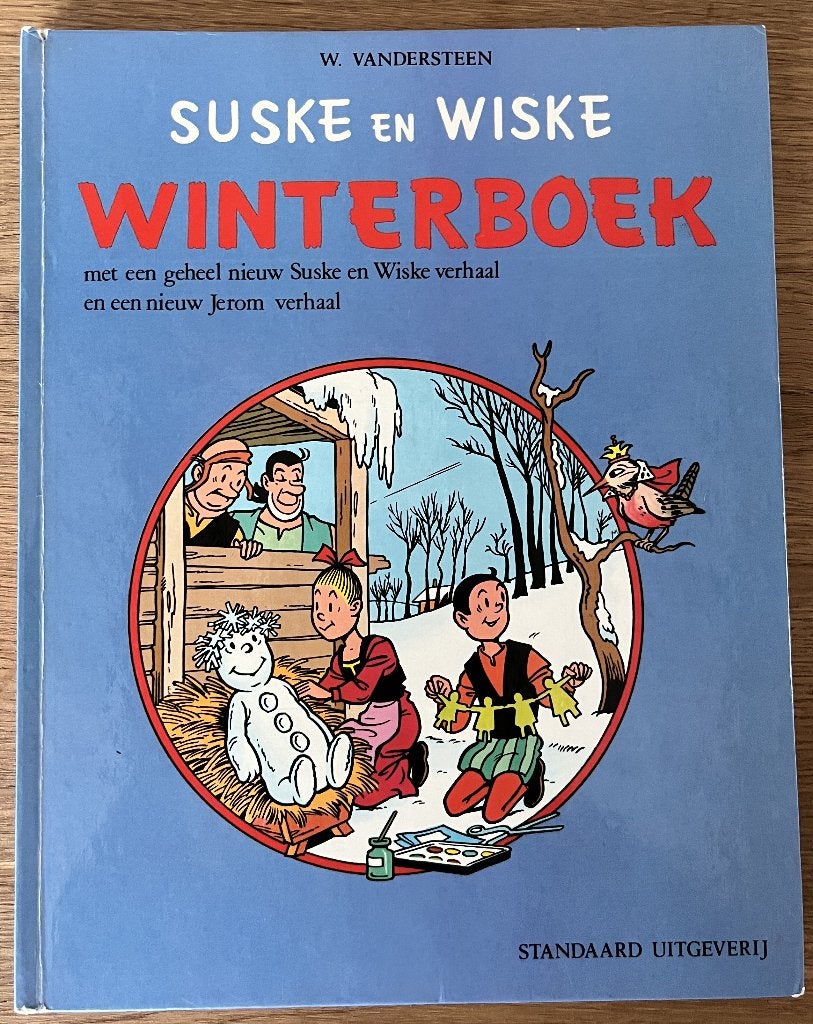 Suske en Wiske - Winterboek -1-1e dr HC (1973) Strip, Meerdere stripboeken, Ophalen of Verzenden, Zo goed als nieuw