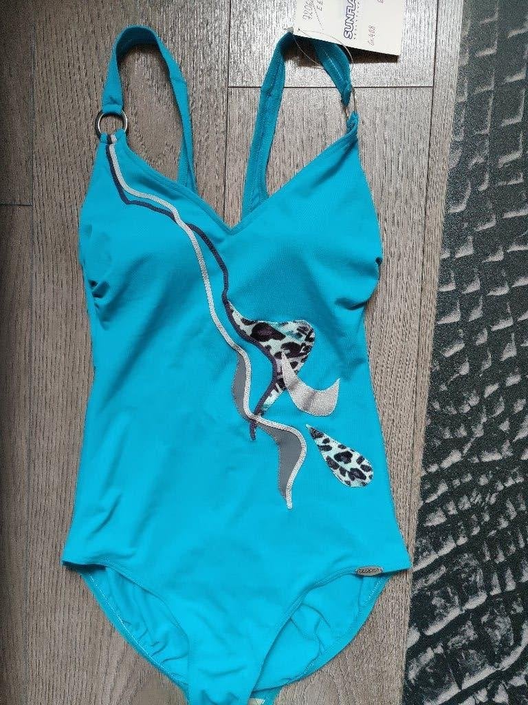 sunflair mooi blauw badpak in de maat 40 B, Kleding | Dames, Ophalen of Verzenden, Nieuw, Blauw, Badpak